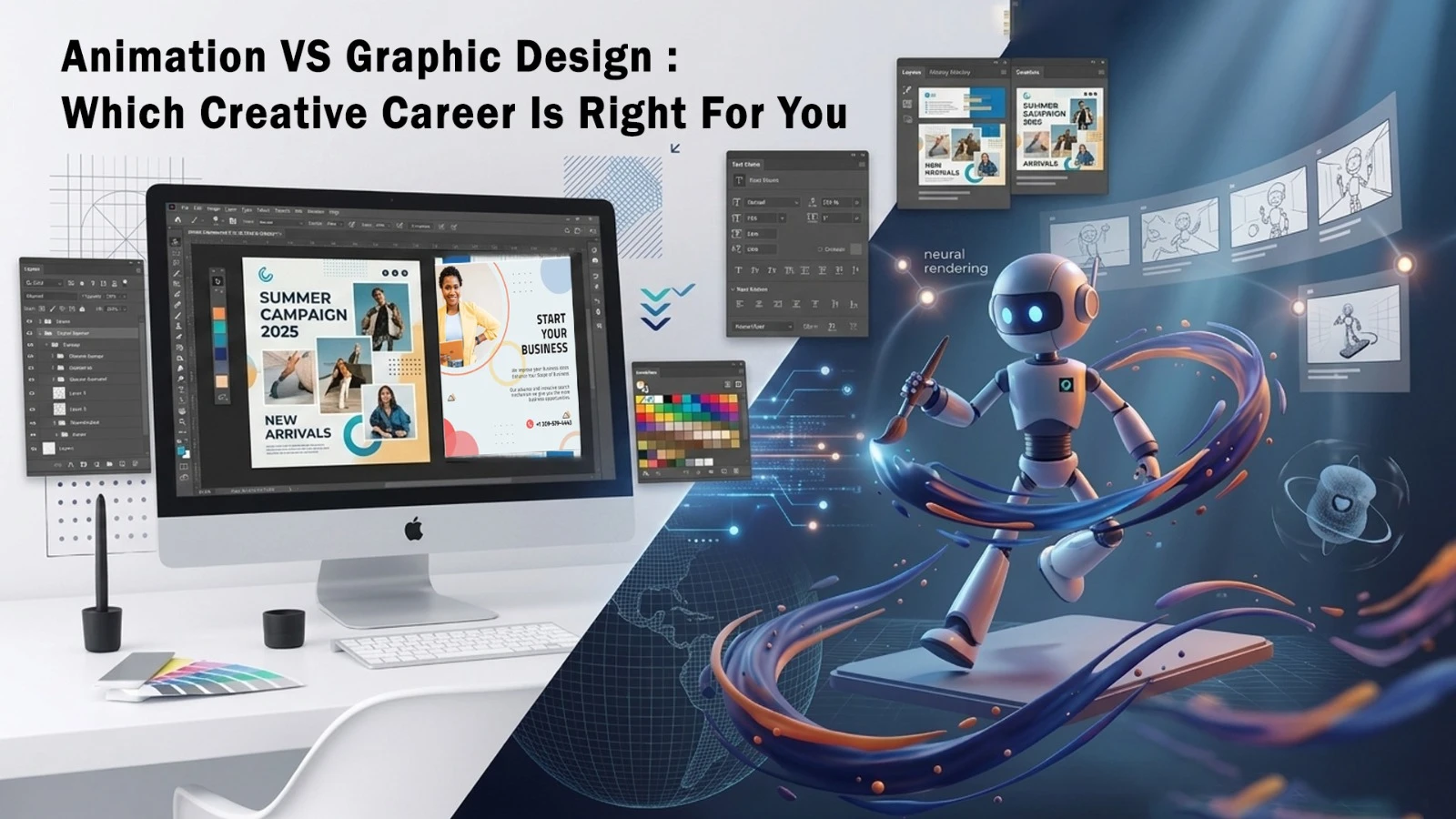 Animation VS Graphic Design : Which Creative Career Is Right For You